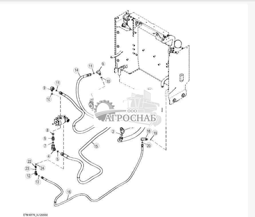 Приводные шланги стандартного вентилятора 